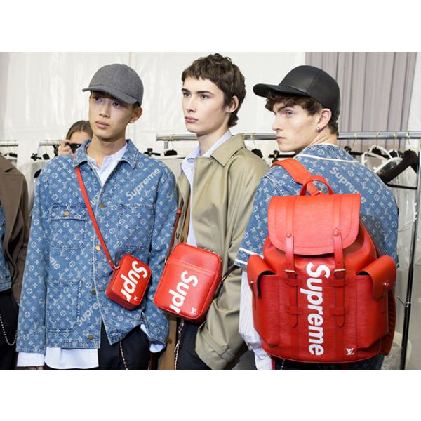 Louis Vuitton, Bags, Louis Vuitton X Supreme Backpack
