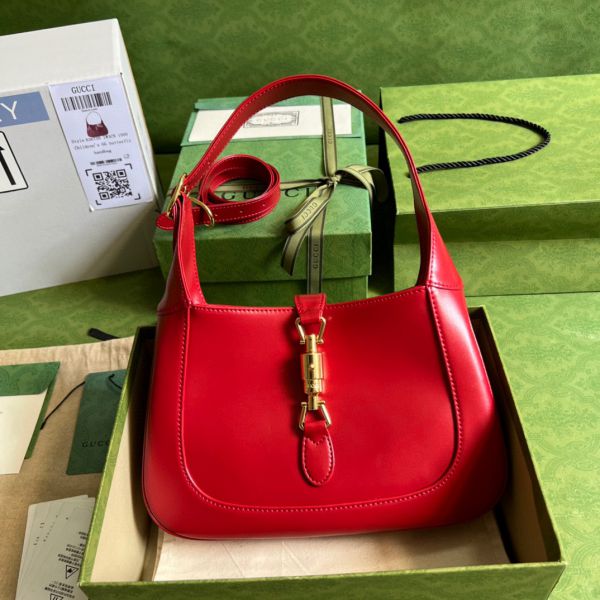 Gucci Jackie 1961 Small Shoulder Bag in Red