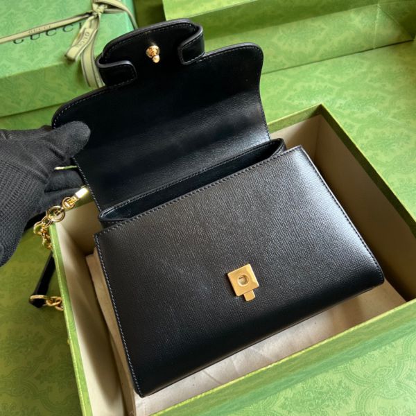 gucci horsebit 1955 mini bag black