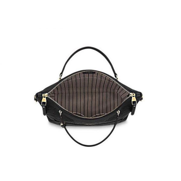 LOUIS VUITTON Bastille MM Empreinte Leather Shoulder Handbag Black-US
