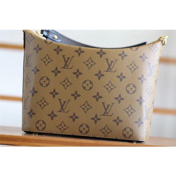 Louis Vuitton Bento Box Handbag Reverse Monogram Canvas EW at