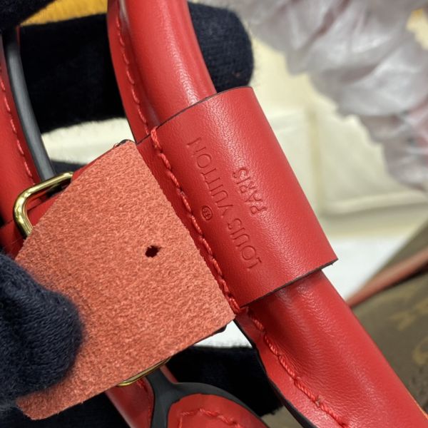 LOUIS VUITTON KEEPALL MONOGRAM BANDOULIERE 50 RED - Louis Vuitton