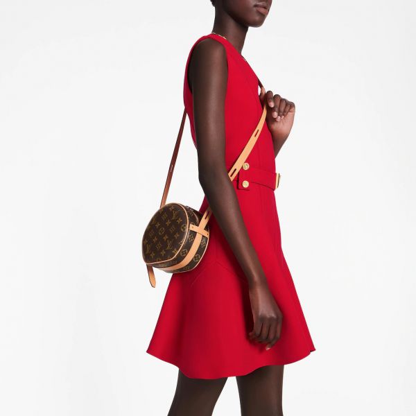 Louis Vuitton Red Monogram Vernis Leather Boite Chapeau Shoulder Bag