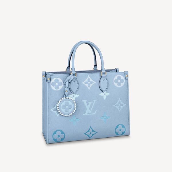 m45718 louis vuitton monogram empreinte by the pool collection onthego mm blue