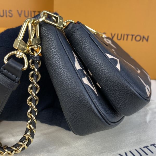 M45777 Louis Vuitton Monogram Empreinte Multi Pochette Accessoires