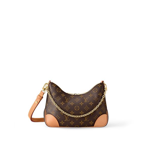 Louis Vuitton Monogram Large Hobo Bag Brown