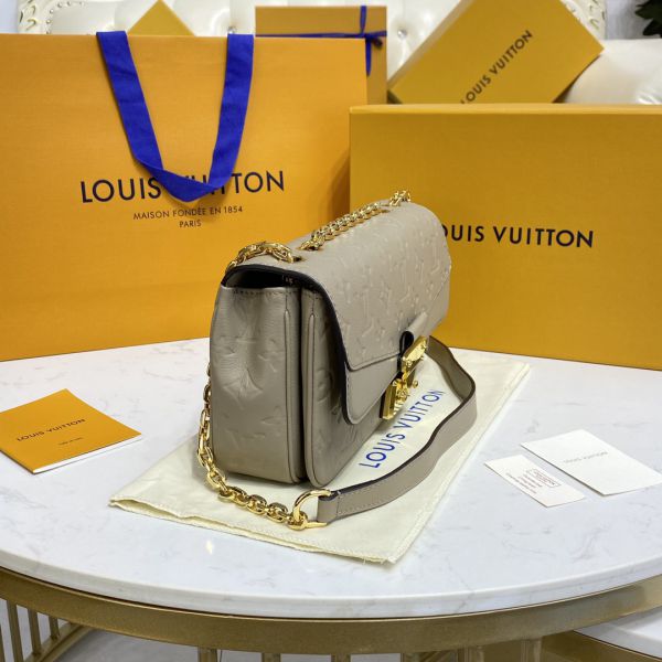 M46199 Louis Vuitton Monogram Marceau Chain Handbag
