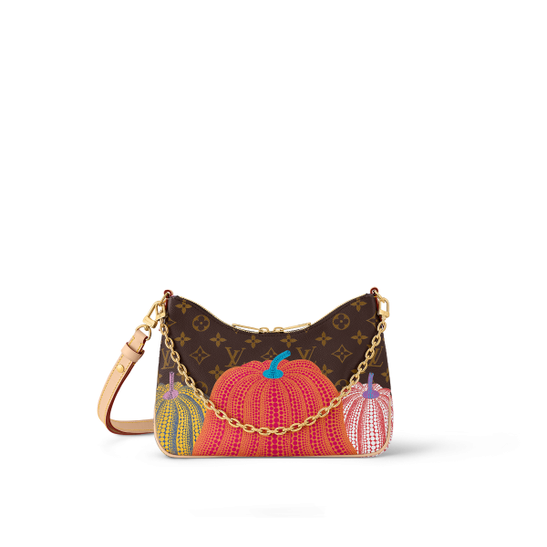 Louis Vuitton LV x YK Neverfull MM Bag with Pumpkin Print M46468
