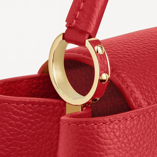 Louis Vuitton Capucines Mini Handbag Taurillon Leather M56071