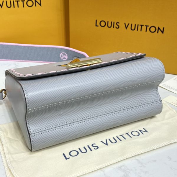 Louis Vuitton Twist MM Gray
