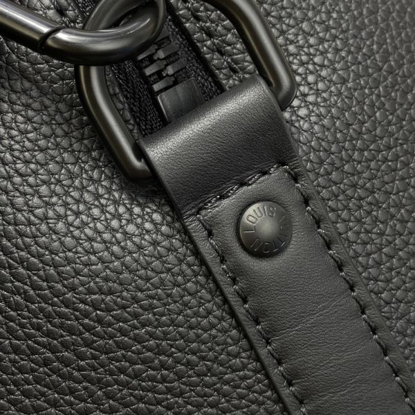 Louis Vuitton LV City Keepall Aerogram Grained Calf Leather Black