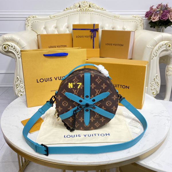 M59706 Louis Vuitton EPI Cluny Mini Handbag-Blue