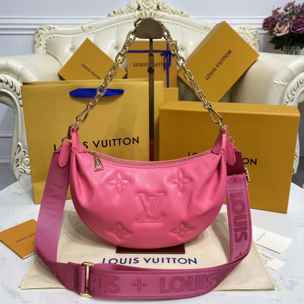 Louis Vuitton Dragon Fruit Pink Monogram Embroidered Calf Leather