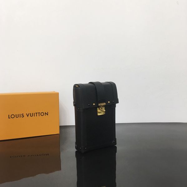 Shop Louis Vuitton Vertical trunk pochette (M67872, M67871) by