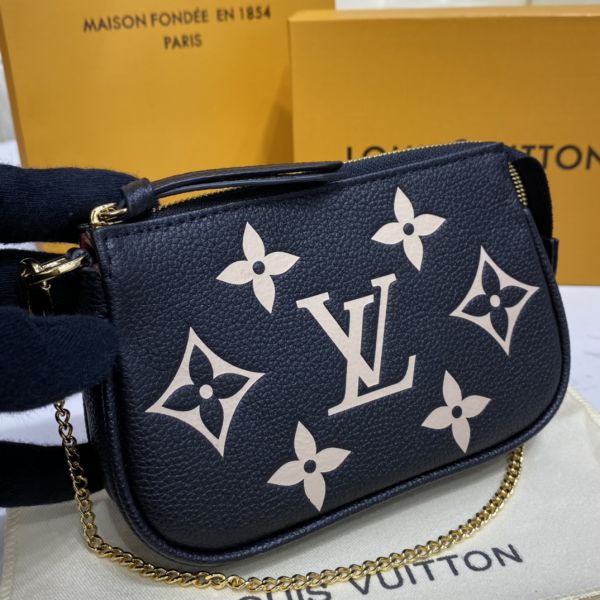 Shop Louis Vuitton MONOGRAM EMPREINTE Mini pochette accessoires
