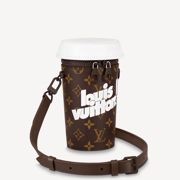 LOUIS VUITTON Monogram Coffee Cup Everyday LV Shoulder Bag M80812 LV Auth  49474a Cloth ref.1032485 - Joli Closet