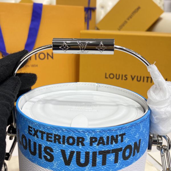 Louis Vuitton LV Paint Can Orange in Coated Canvas/Cowhide Leather