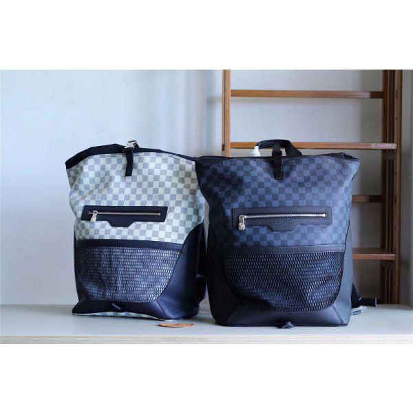 N40019 Louis Vuitton 2018 Men House Damier Cobalt Matchpoint Messenger Bag