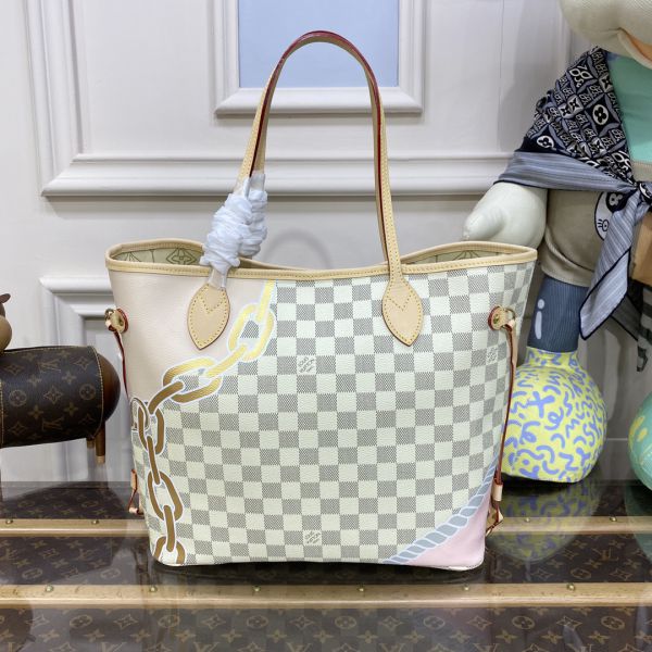 Lv neverfull sales mm azur