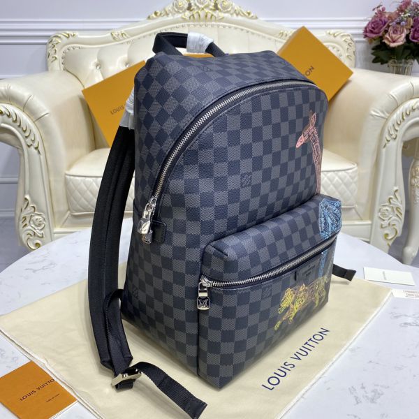 Louis Vuitton Discovery Backpack PM Black Graphite Damier Infini