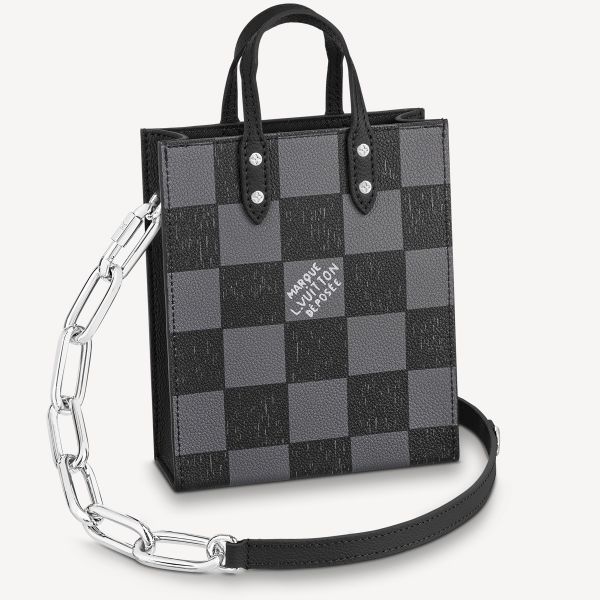 black and grey checkered louis vuitton bag