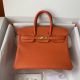 #160143 HERMÈS 25CM BIRKIN TOGO GOLD HARDWARE