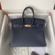 #160146 HERMÈS 25CM BIRKIN TOGO GOLD HARDWARE