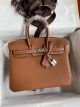 #160207 HERMÈS 25CM BIRKIN TOGO GOLD HARDWARE