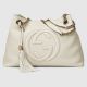 #387043 Gucci 2016 New Soho Leather Large Shoulder Bag-White