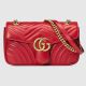 #443497 Gucci 2019 GG Marmont Small Matelassé Shoulder Bag-Red