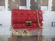 #44566 Dior Premium Miss Nappa Leather Flap Bag-Red