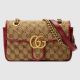 #446744 Gucci GG Marmont Mini Bag-Beige/ebony