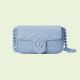 #476432 Gucci GG Marmont Belt Bag-Blue