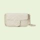 #476432 Gucci GG Marmont Belt Bag-White