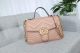 #498110 Gucci 2019 GG Marmont Small Top Handle Bag-Beige
