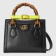 #655661 Gucci Diana Mini Tote Bag-Black