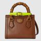 #655661 Gucci Diana Mini Tote Bag-Brown