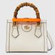 #655661 Gucci Diana Mini Tote Bag-White