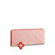 #M64161 Louis Vuitton 2019 Monogram Empreinte Clémence Wallet-Rose Poudre