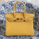 #HB52002 Hermes Premium Collection 35cm Birkin Togo Leather-Yellow