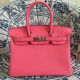 #HB52005 Hermes Premium Collection 35cm Birkin Togo Leather-Hot Pink