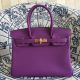 #HB52006 Hermes Premium Collection 35cm Birkin Togo Leather-Purple