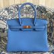 #HB52007 Hermes Premium Collection 35cm Birkin Togo Leather-Blue