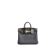 HERMÈS 25CM BIRKIN TOUCH BLACK TOGO & MATT ALLIGATOR GOLD HARDWARE