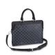 #N51199 Louis Vuitton 2018 Men Oliver Briefcase Damier Cobalt Canvas