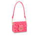 #M20747 Louis Vuitton Rose Fluo Mini Dauphine Handbag