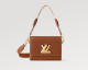 M24758 Louis Vuitton Twist EPI Traveler handbag PM-Brown
