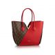 #M40459  Louis Vuitton 2015 Monogram KIMONO Handbag-Red