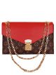 M41200 Louis Vuitton 2014 Pallas Chain Aurore Shoulder Bag-Red