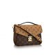 #M41465 Louis Vuitton 2016 Premium Monogram Canvas Pochette Métis Handbag